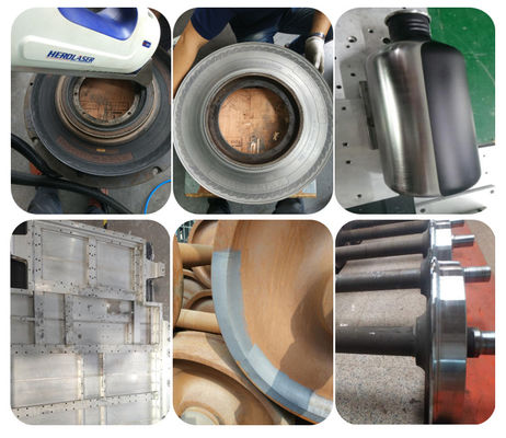 CW PW Laser Rust Removal Machine , Purple Horn 1000w Laser Rust Cleaner